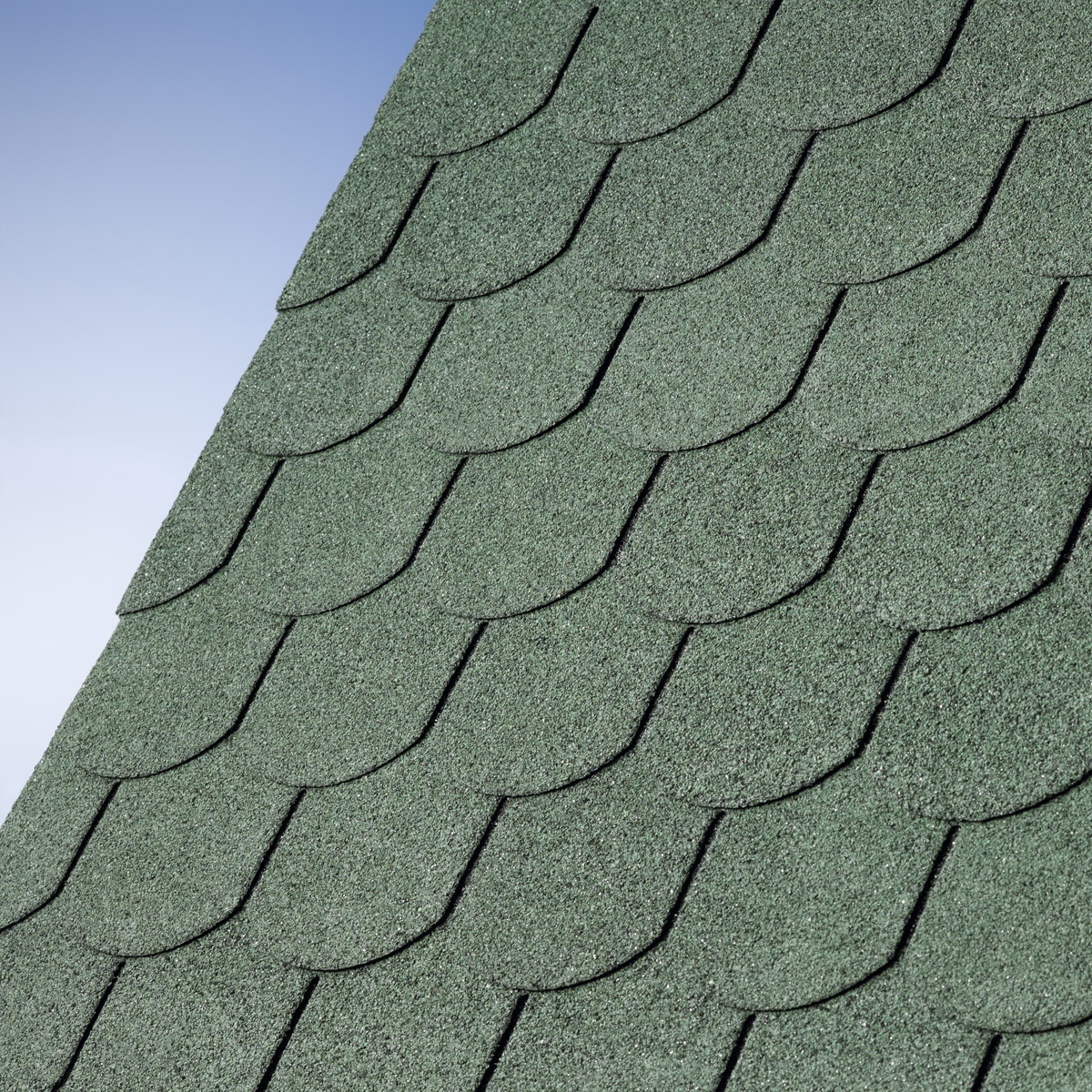 

Битумная черепица Number One Biber Tile Green