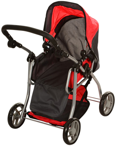 

Коляска для кукол Melogo 9672 (red/black)