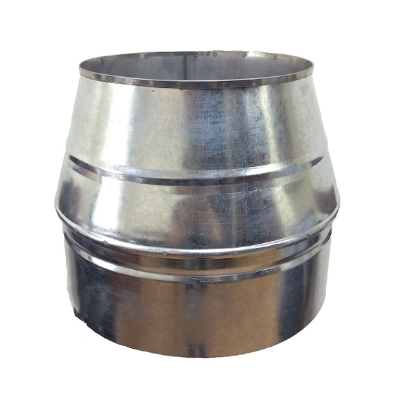 

Конус Фабрика ZIG дымоходный 350/420 нерж/оцинк 1 мм