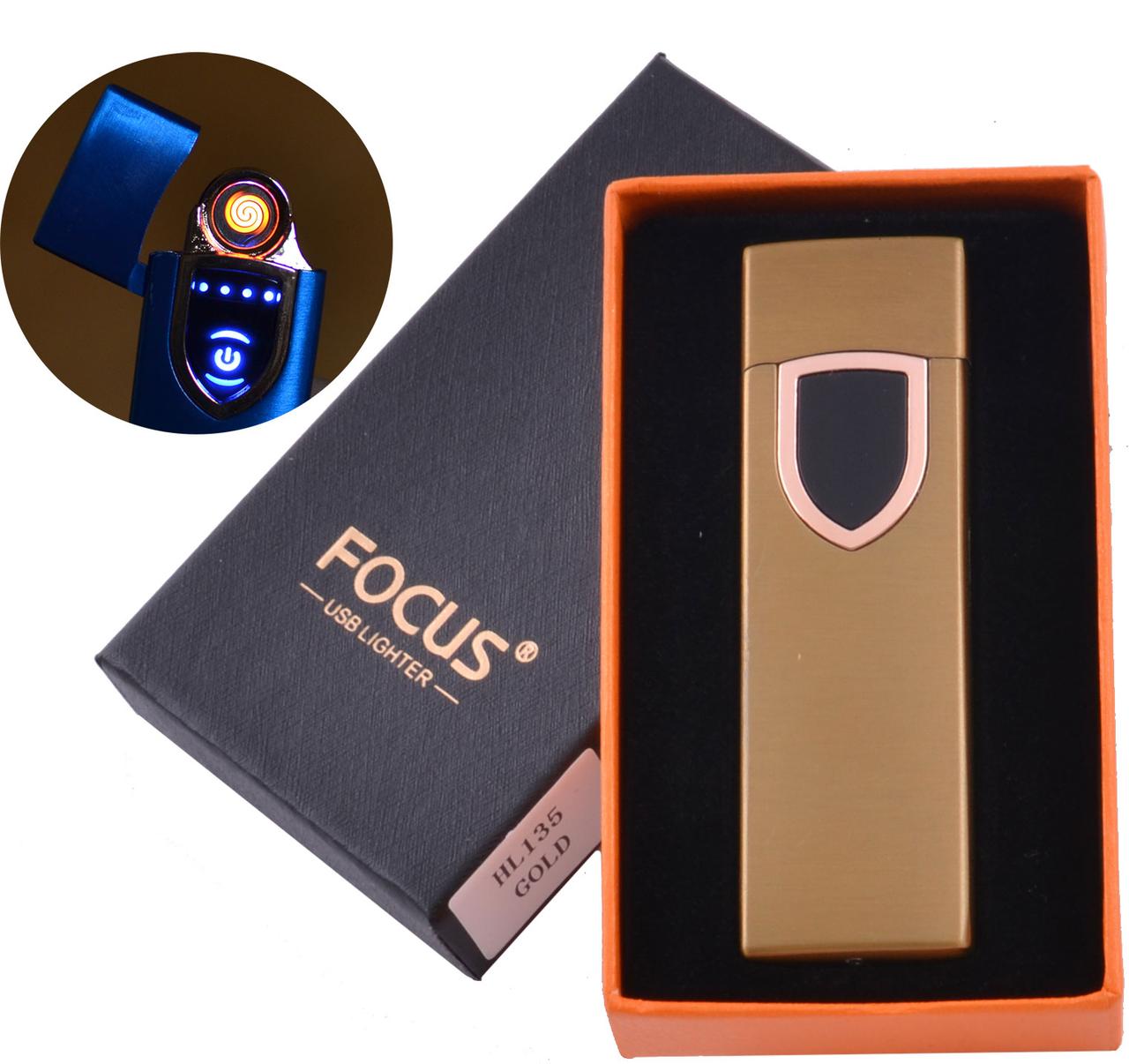 

Электрическая зажигалка Emlight X, USB, Подарочная упаковка, Gold