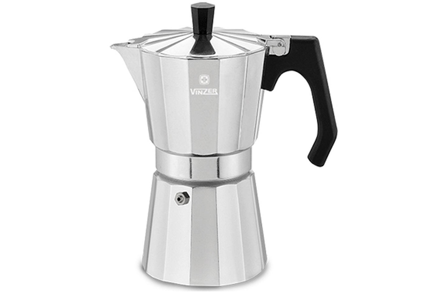 

Гейзерная кофеварка Vinzer Moka Espresso Induction на 9 чашек