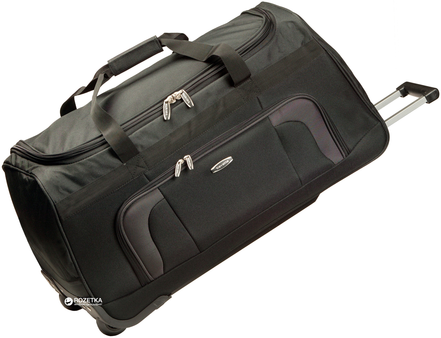 

Дорожная сумка на 2 колесах Travelite Orlando Большая 70 x 35 x 33 см Черная (TL098481-01)