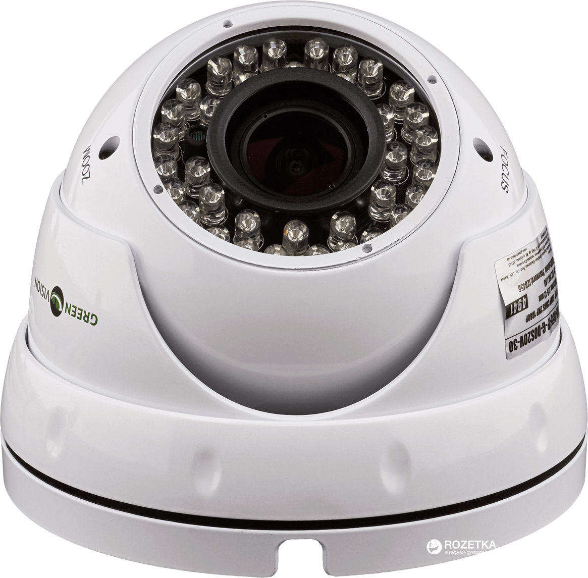 Акція на Антивандальная IP-камера Green Vision GV-055-IP-G-DOS20V-30 POE (LP4941) від Rozetka UA