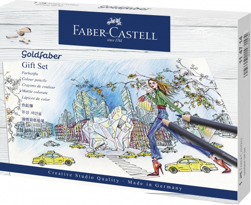 

Набор художественых карандашей Goldfaber Faber-Castell 23 предмета