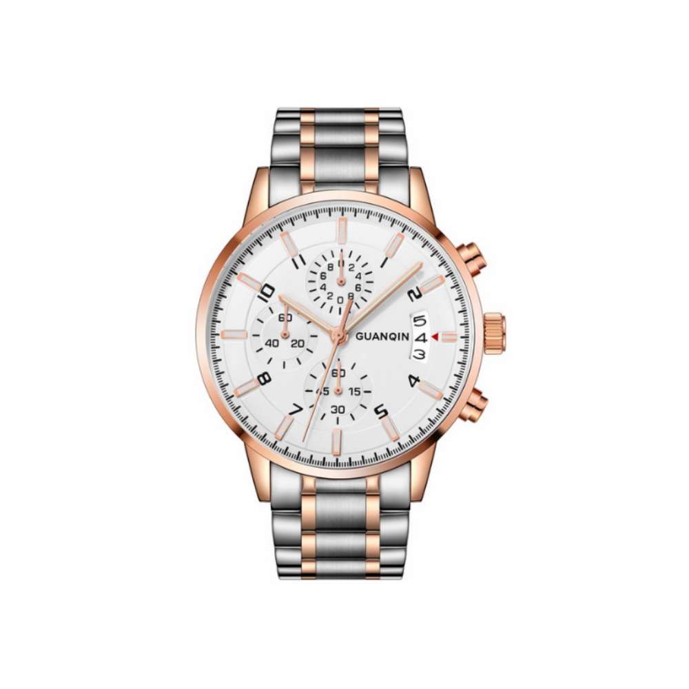 

Часы Guanqin Gold-White-SilverGold GS19093 CS