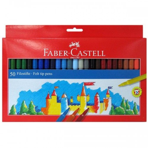 

Набор фломастеров Faber-Castell Felt Tip 50цв.