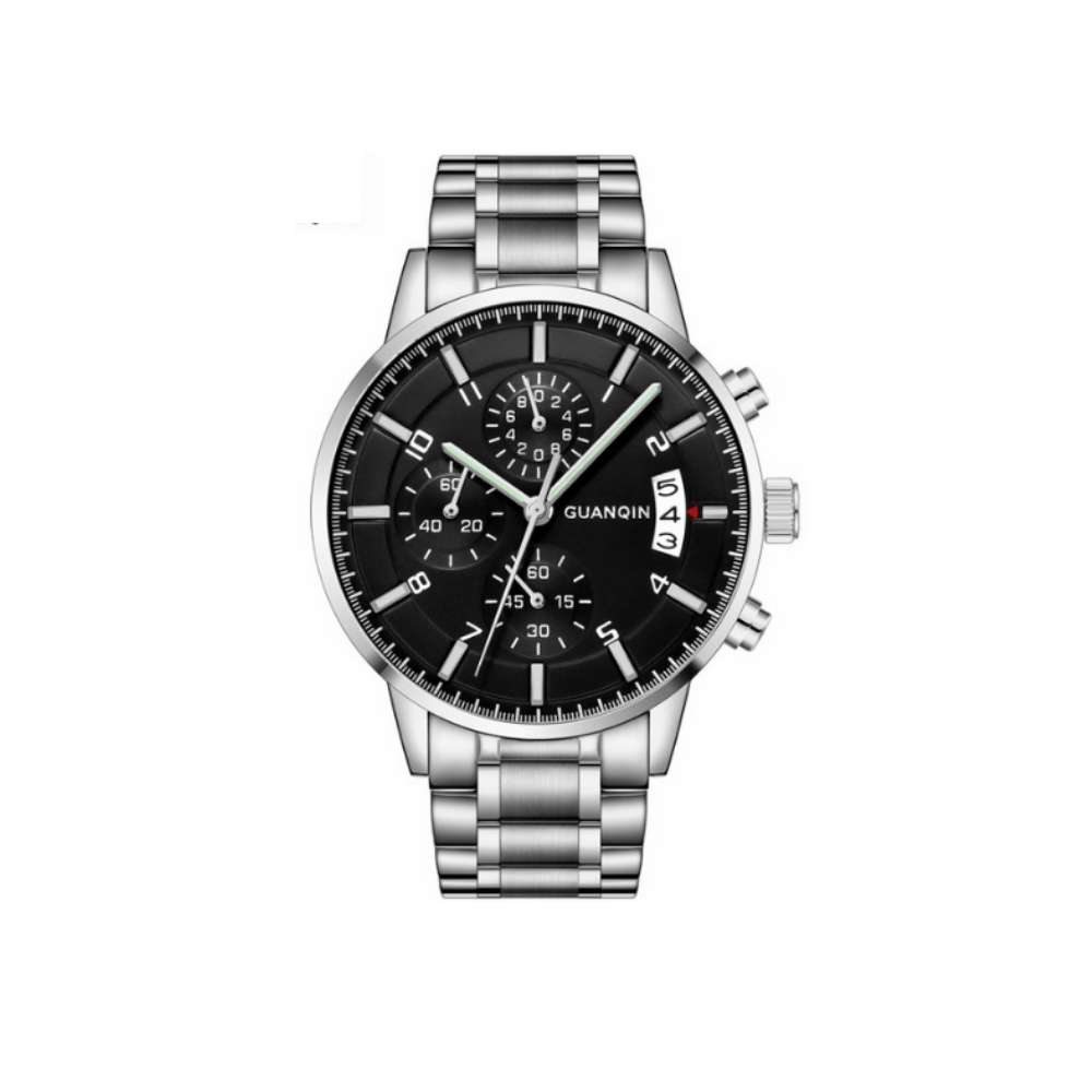 

Часы Guanqin Silver-Black-Silver GS19093 CS
