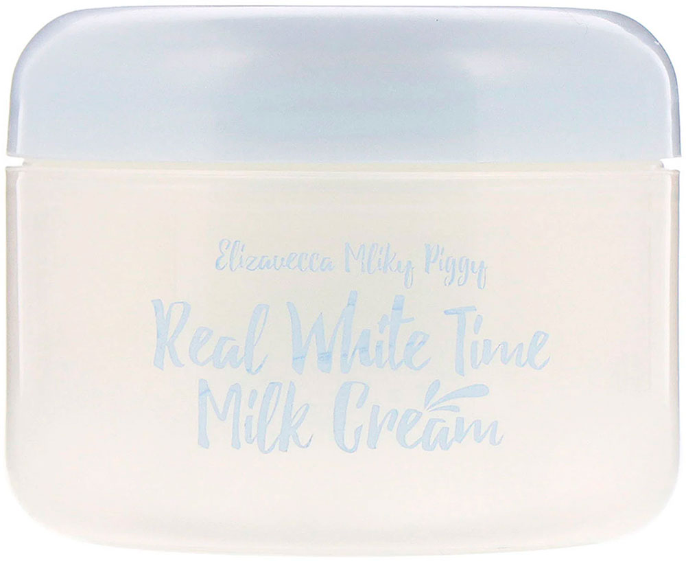 Акція на Отбеливающий крем Elizavecca Milky Piggy Real White Time Milk Cream 100 г (8809071369472) від Rozetka UA