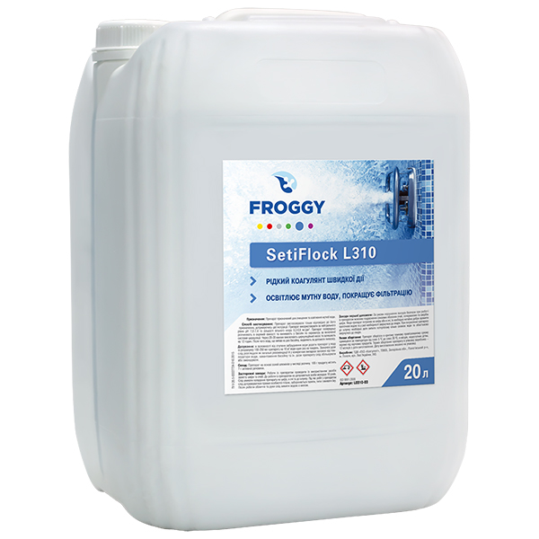 

Препарат для очистки мутной воды Froggy SetiFlock L310 20 л