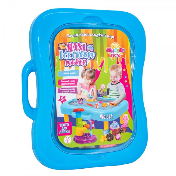 

Лепка Strateg Мистер тесто - подарочный чемоданчик голубой (71210) (F00196739)