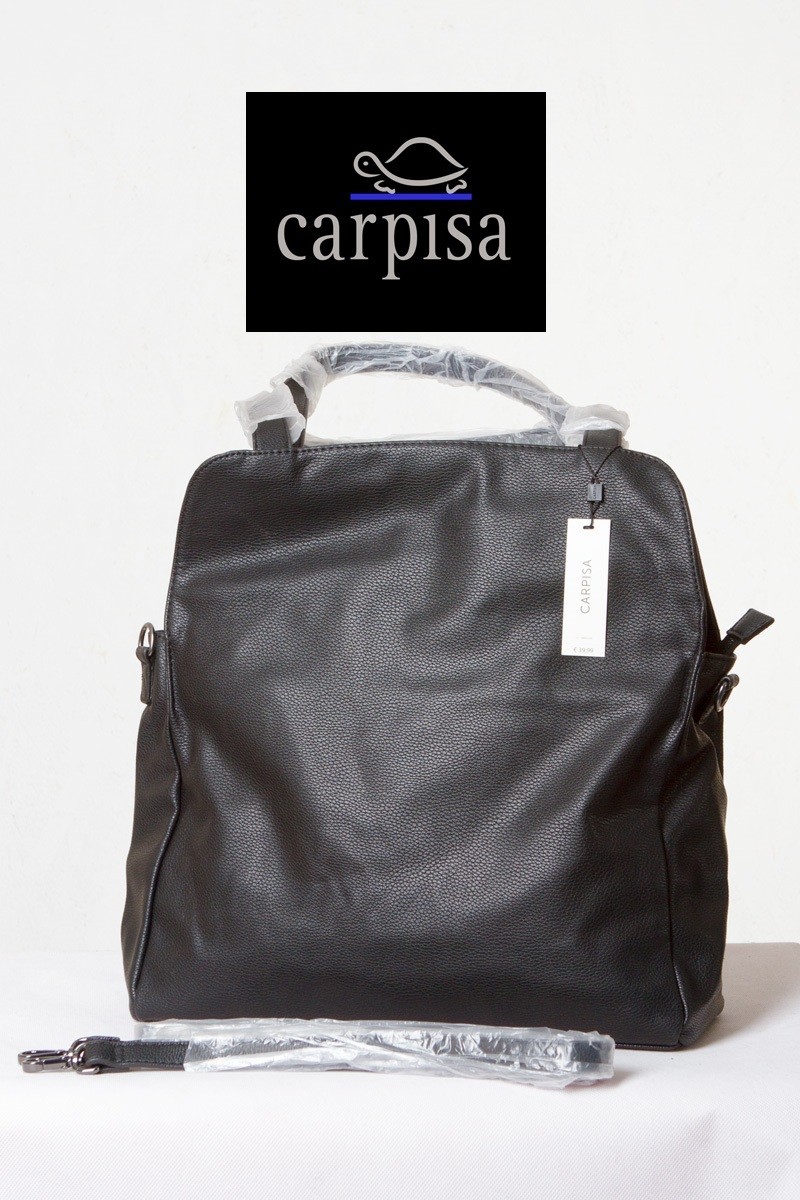 

Элегантная женская сумка Carpisa 20015 36Х37Х13cm Black