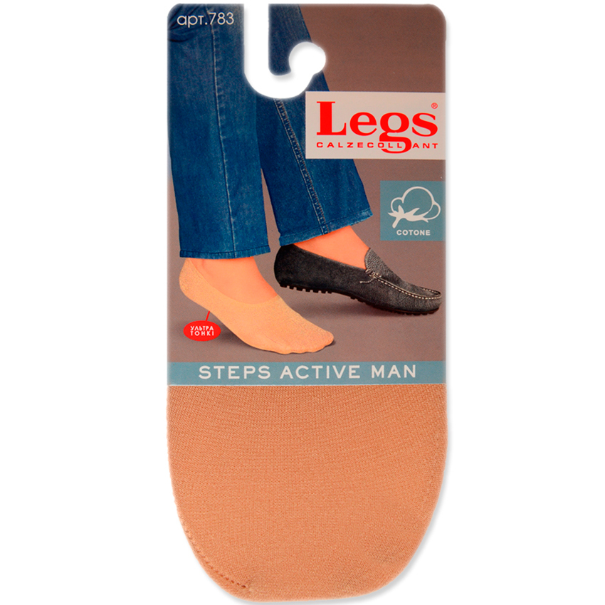 

Подследники мужские LEGS 43-45 NATURELE (783 Sneaker Invisible Cotton)