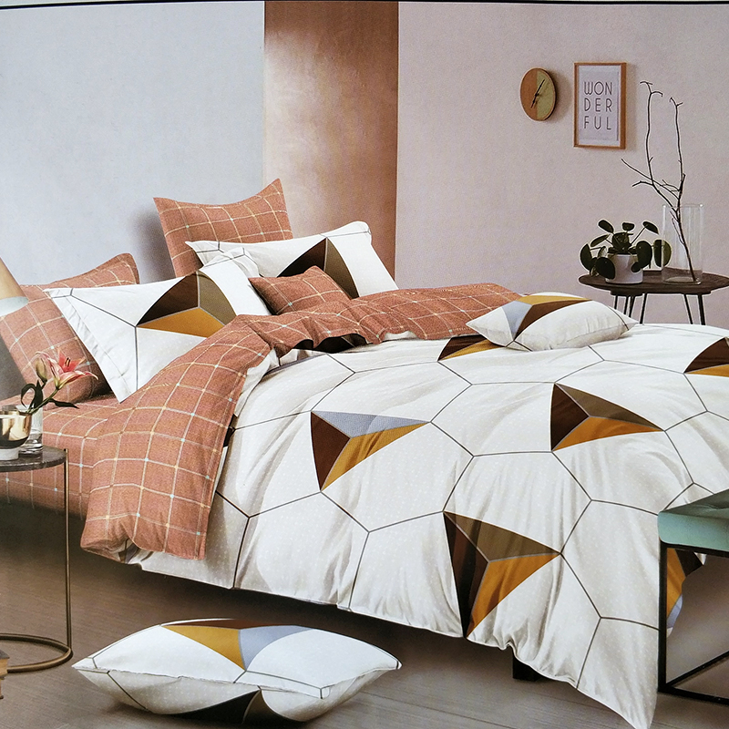 

Комплект постельного белья (9691) Elway 160x210 см (2шт) Разноцветный 000045218