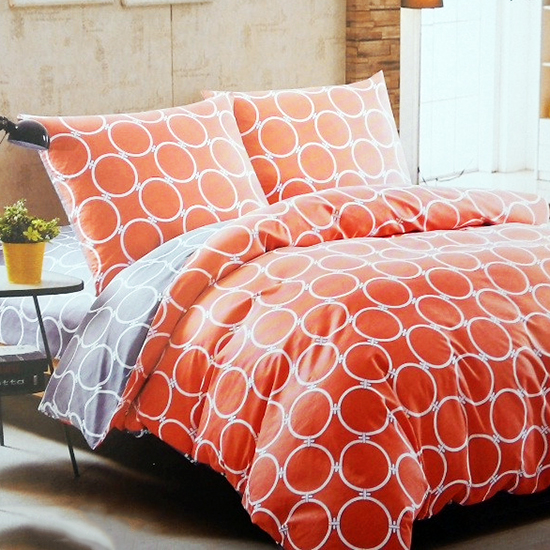 

Комплект постельного белья (5412) Elway 160х220 см (2шт) Оранжевый, Серый 000045364
