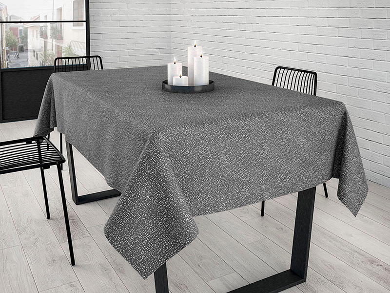 

Скатерть на стол (8516) Time Textile 140x240 см Серый 000046855
