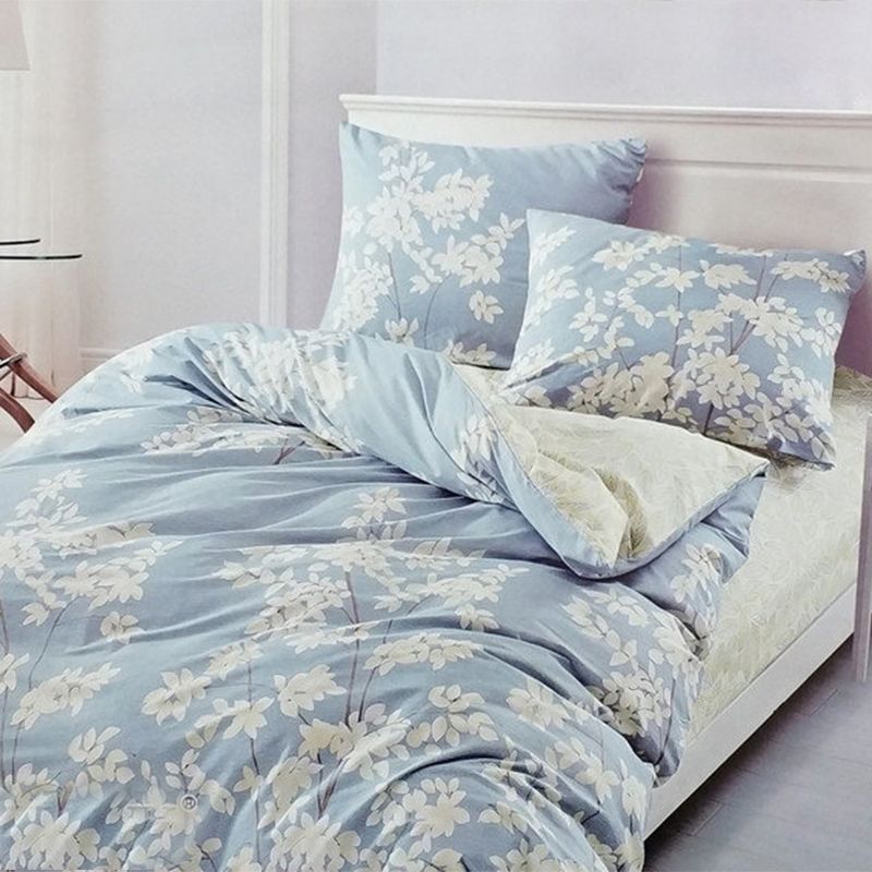 

Комплект постельного белья (5405) Elway 160х220 см (2шт) Голубой 000045370