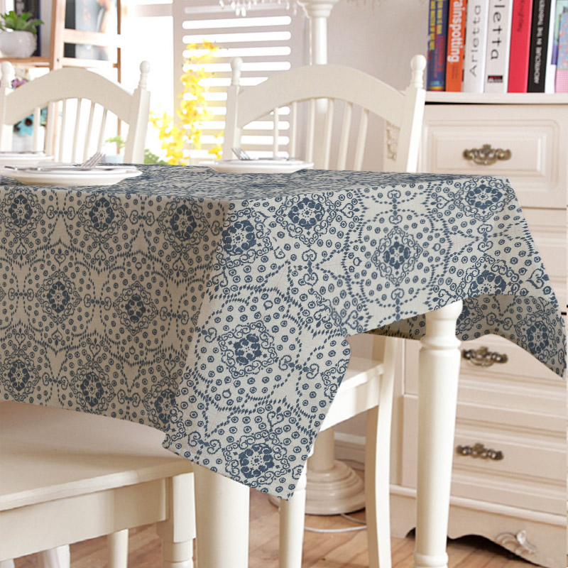 

Скатерть на стол (8778) Time Textile 140x180 см Синий 000047100