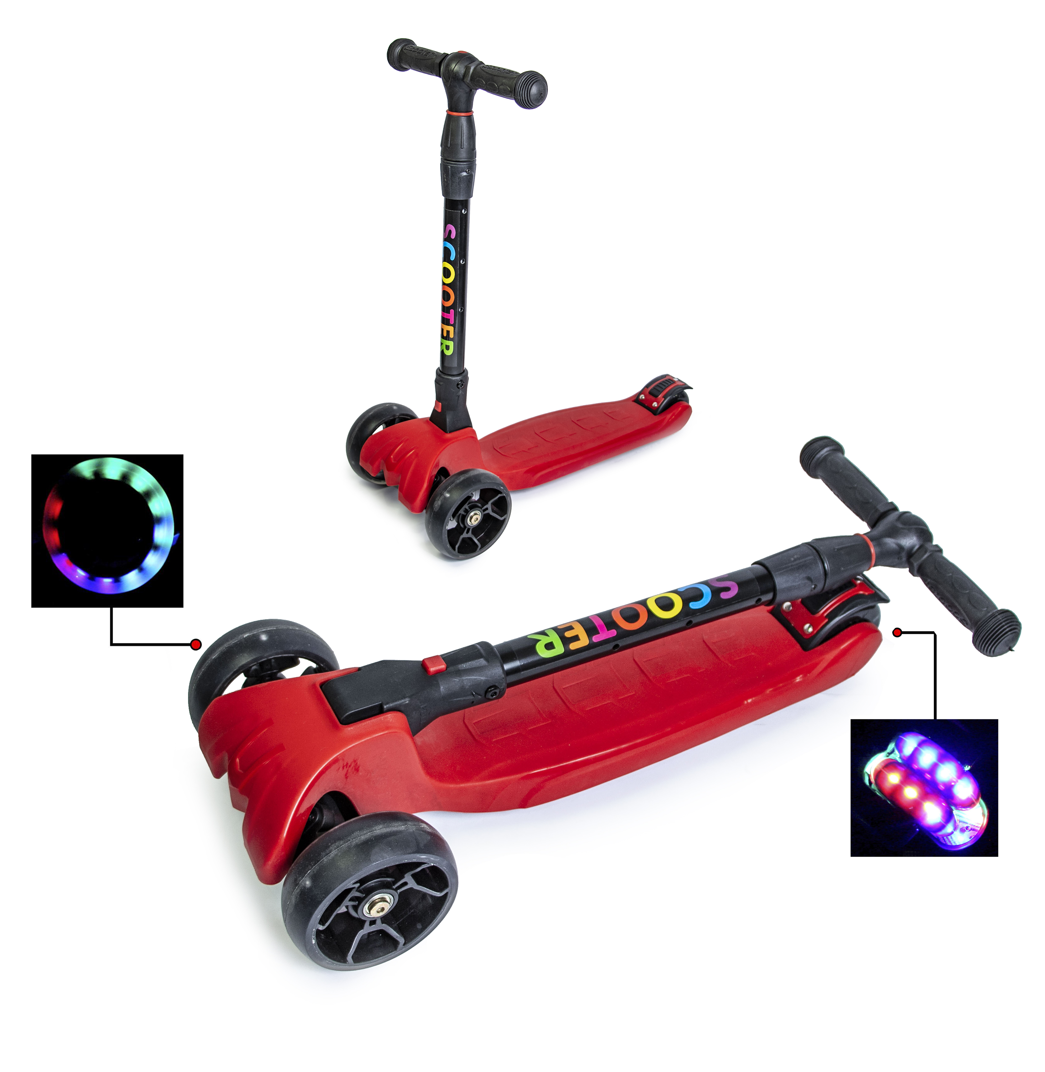 

Детский самокат Scale Sports Красный 000050308