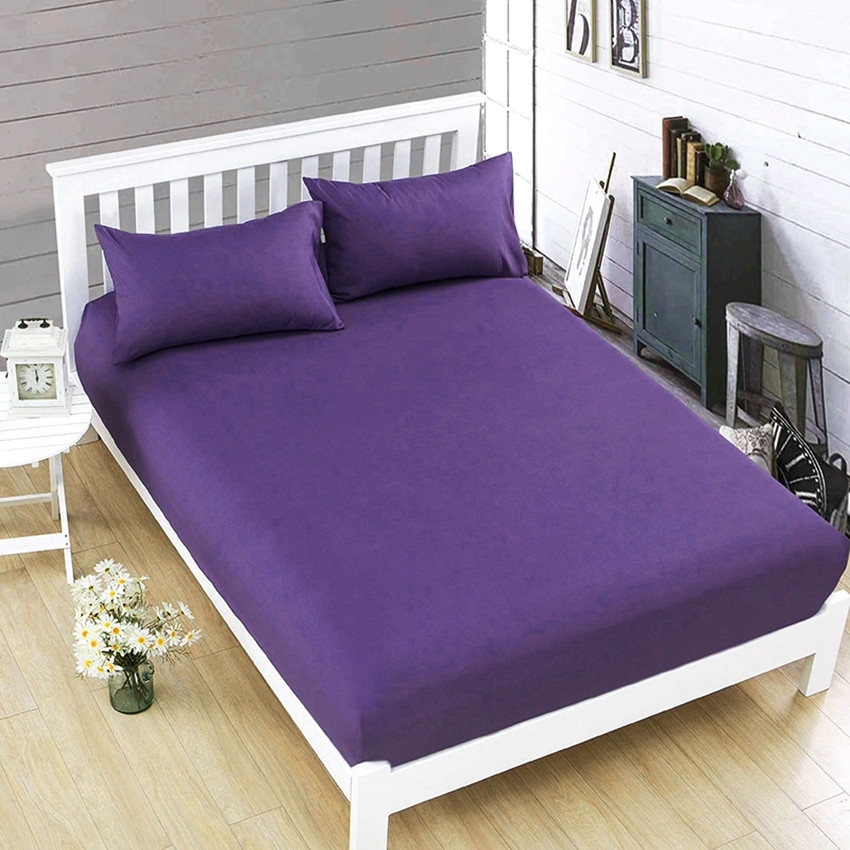 

Простынь на резинке TAG tekstil 160х200х20 см Фиолетовый 000049100