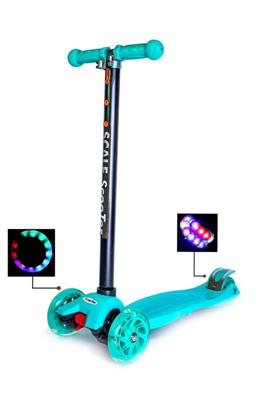 

Детский самокат Scale Sports Бирюзовый 000050131