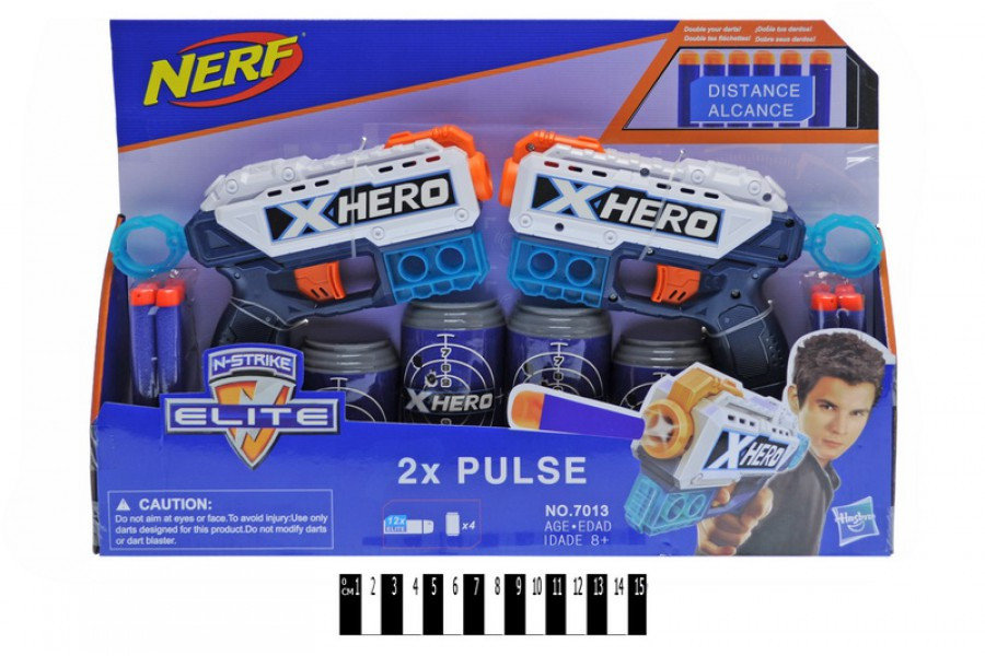 

Комплект бластеров "NERF X-Hero" Nerf 8+ Разноцветный 000050668