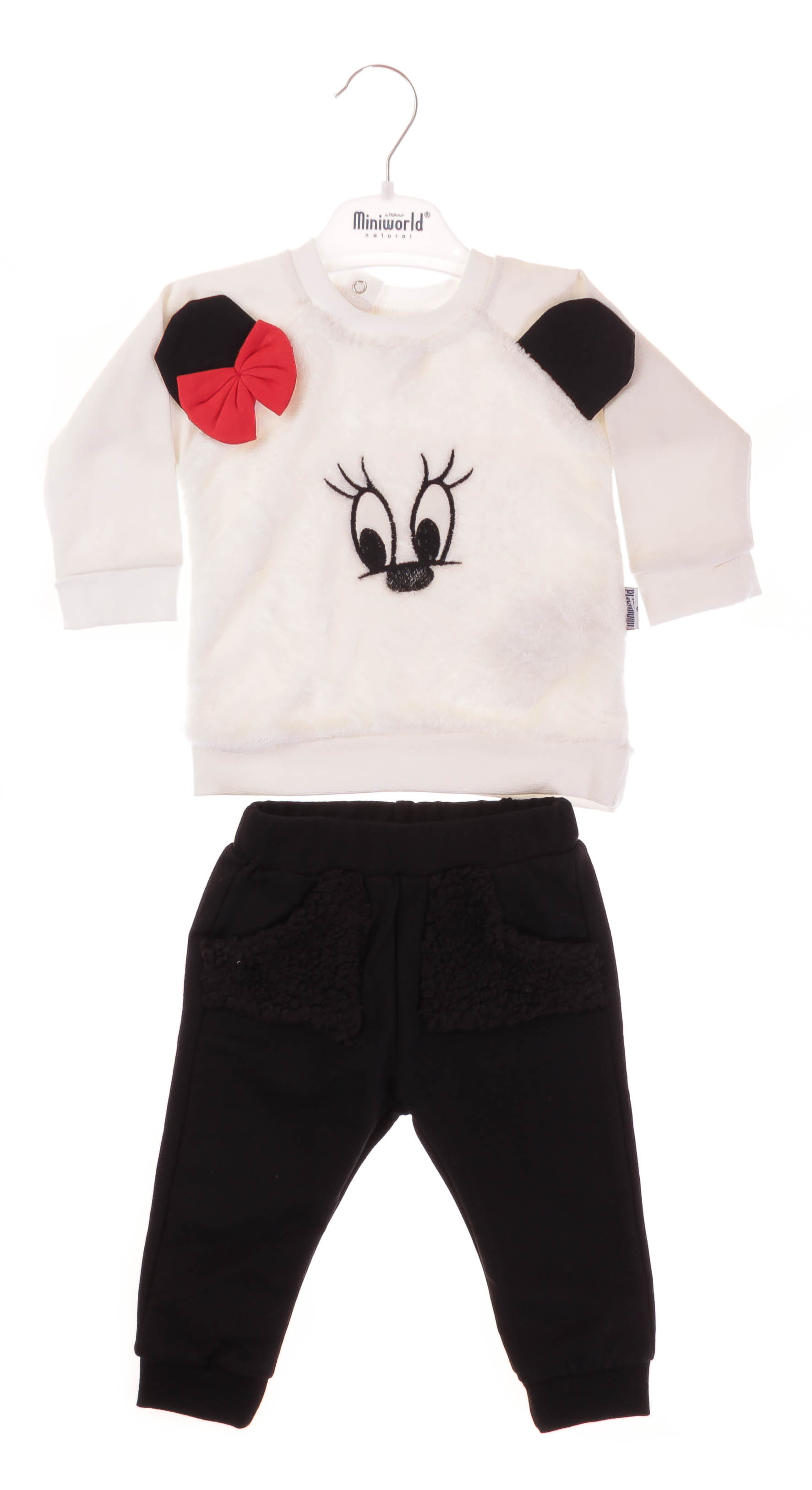 

Футболка с длинным рукавом + Брюки MiniWorld Кремовый 86 см 15254 (517393)