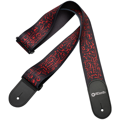 

Ремень гитарный DIMARZIO DD3143 STEVE VAI w/Leather Ends - Art (Black)