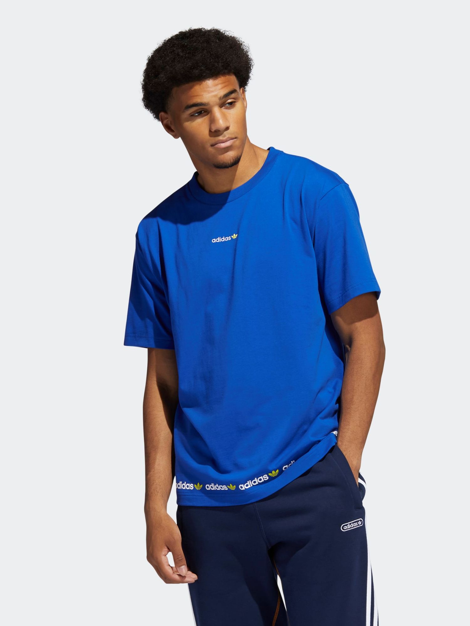 

Футболка Adidas Linear Repeat GN7128 S Royblu/Aciyel