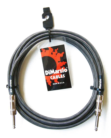 

Кабель гитарный DIMARZIO EP1710SS INSTRUMENT CABLE 10ft (BLACK GREY)