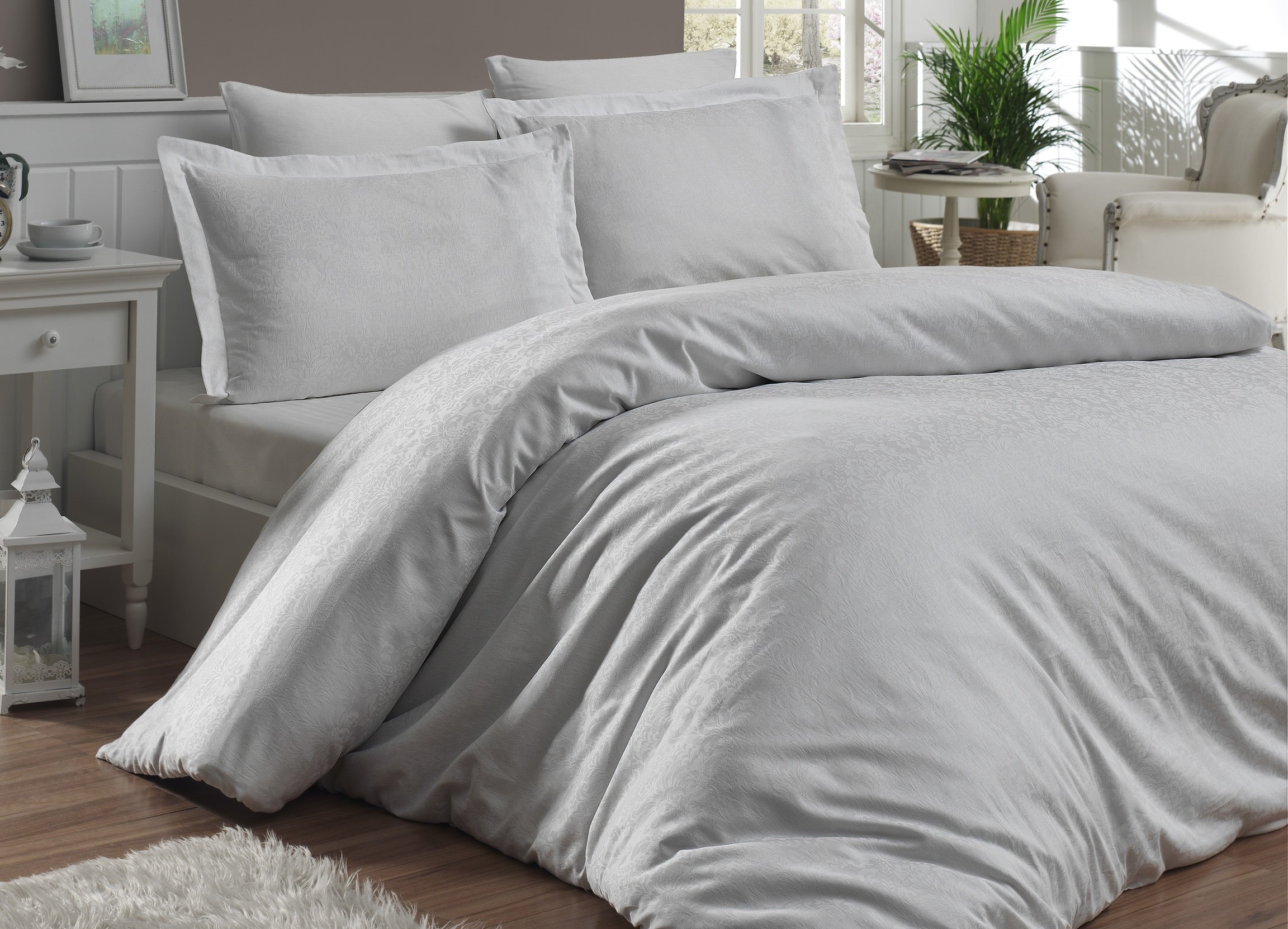 

Комплект постельного белья First Choice Сатин Жаккард 200х220 "Misra"