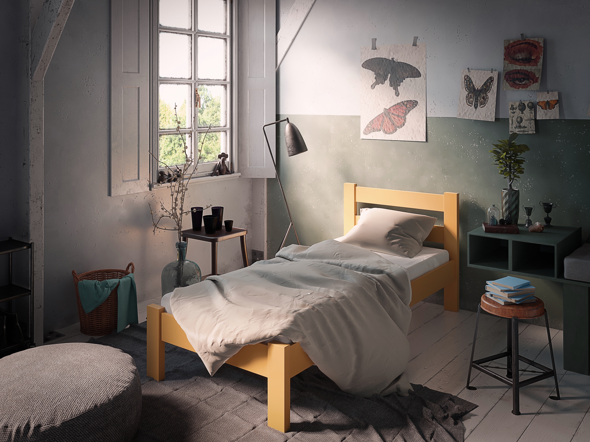 

Кровать Дилайт Sentenzo 900x2000 бежевый