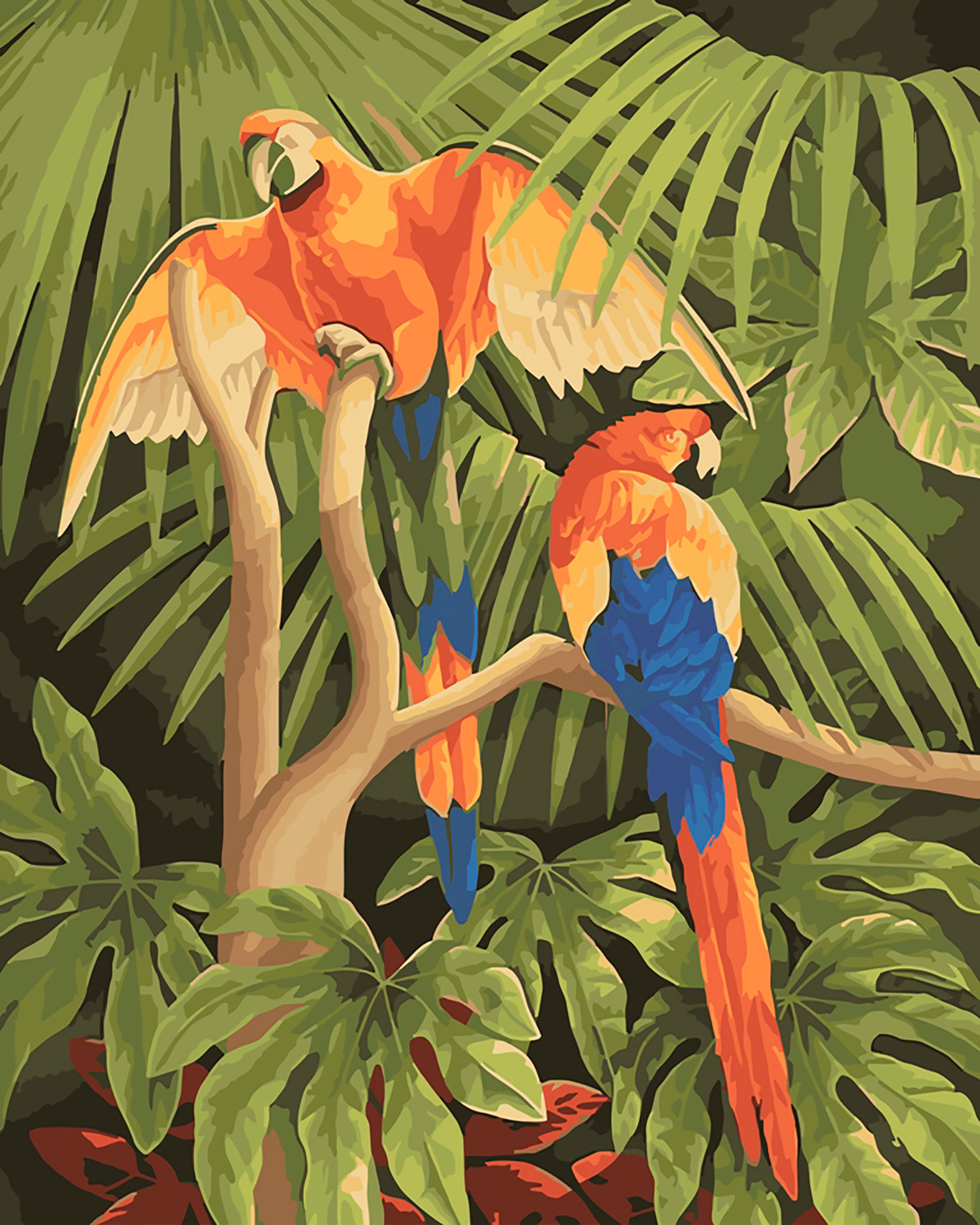 

Картины по номерам Лавка Чудес Попугаи 40 х 50 см (LC20110)