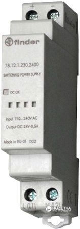 

ІДЖ Finder 24 В DC 12 Вт 0.63А 110-240 В