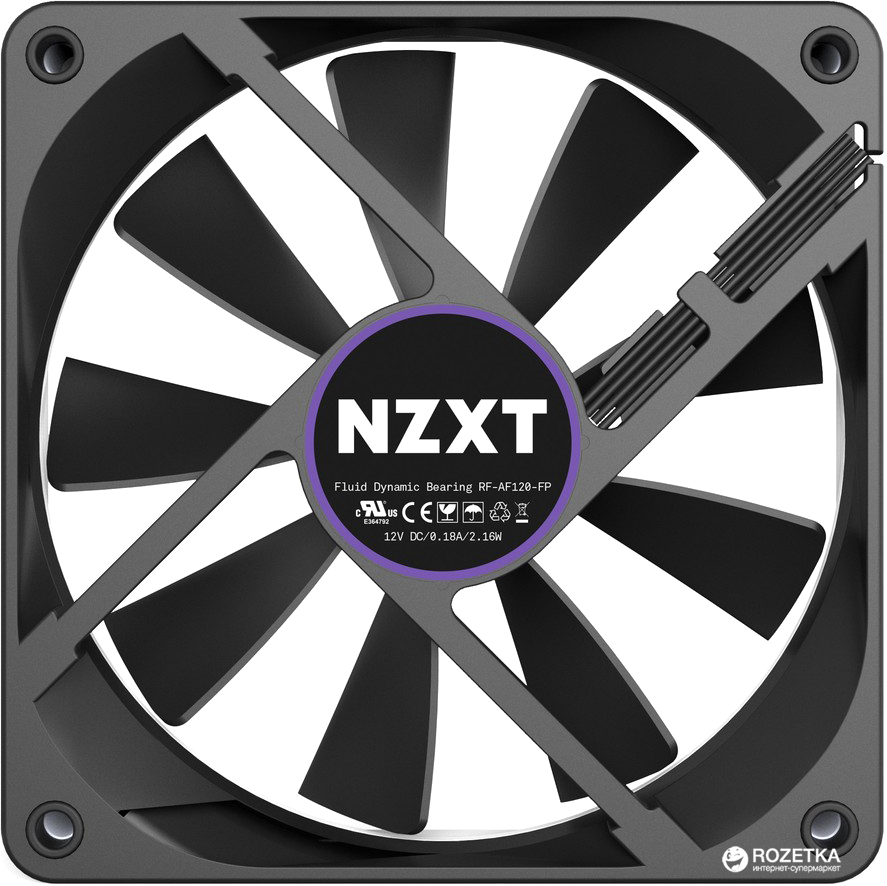 

Кулер NZXT Aer F 120 мм 2 Pack (RF-AF120-D1)