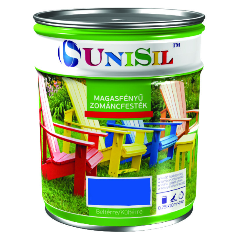 

Емаль UNISIL magasfenyu zomancfestek, Синя, 0.75л