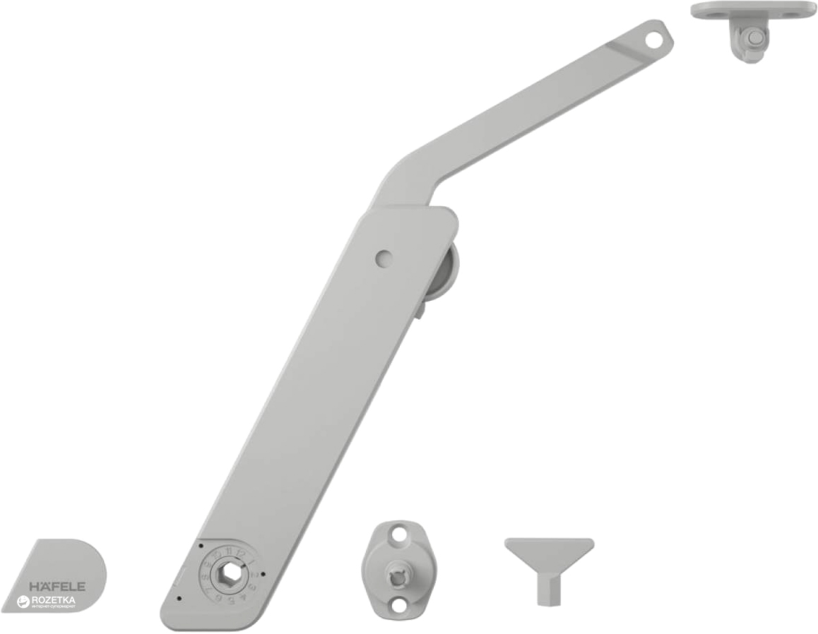

Комплект подъемника Hafele Free Flap H 1.5 D односторонний, пластик, правый Серый (372.39.630)