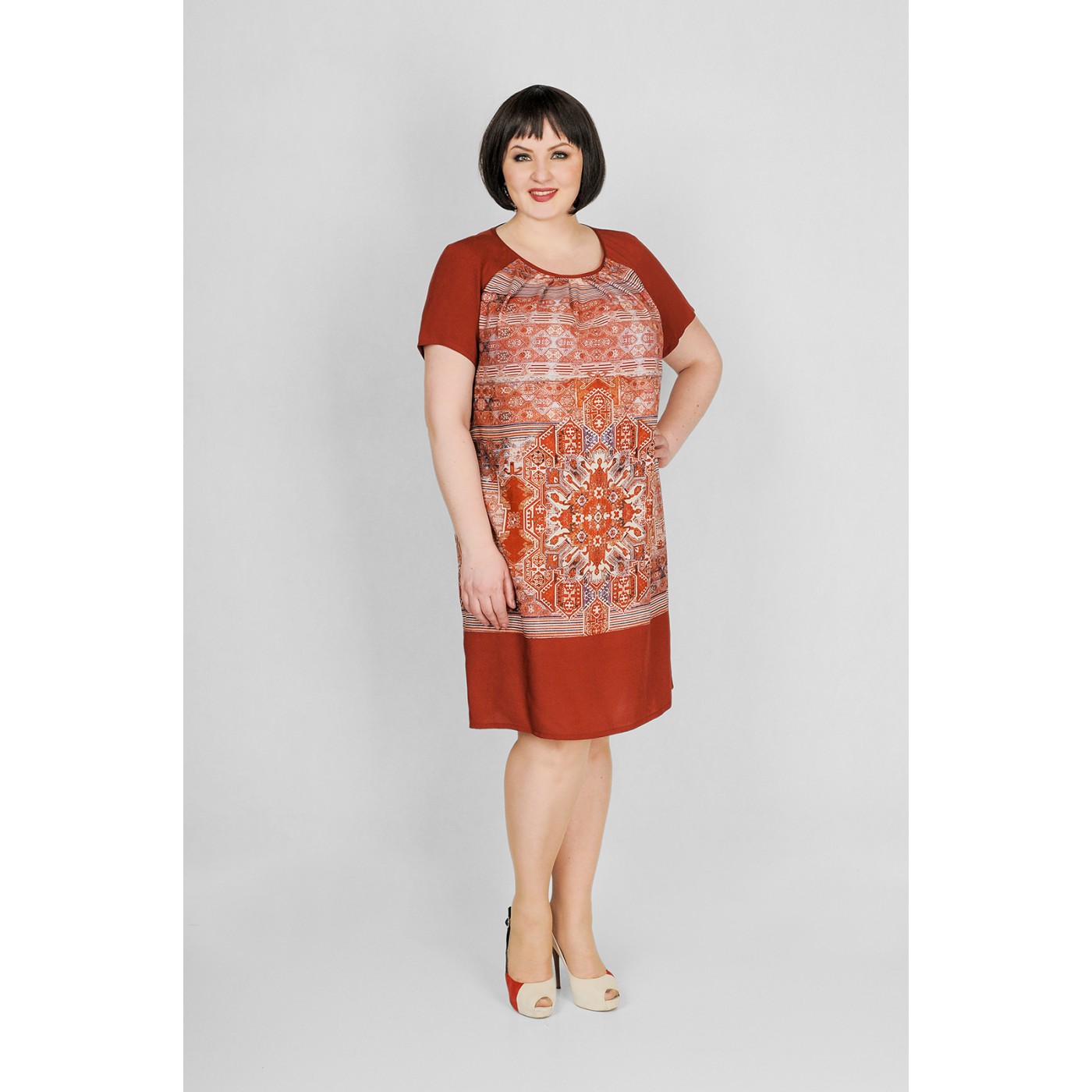 

Платье Lila 53596, Размер XL, Цвет терракот