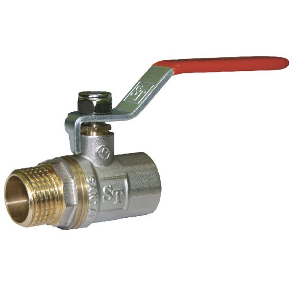 

Кран шаровый для воды SANTAN 605, 1 1/4" внутренний –наружный, красная ручка