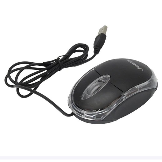 

Мышка компьютерная проводная JEDEL TB220/KB121, Black ZDL-TB220/KB121