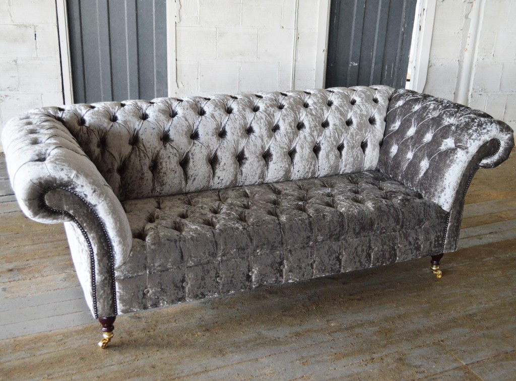 

Диван Chesterfields Windsor 245 см Nancy Silver
