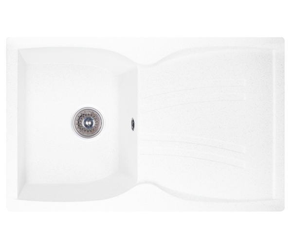 

Гранитная мойка Smart House Tiana white