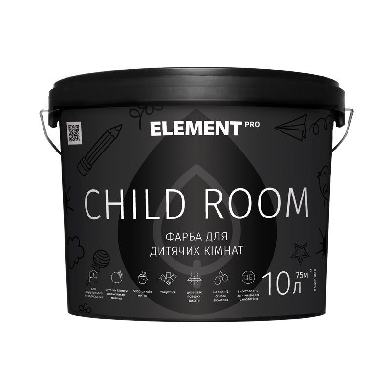 

Интерьерная краска CHILD ROOM "ELEMENT PRO" 10 л