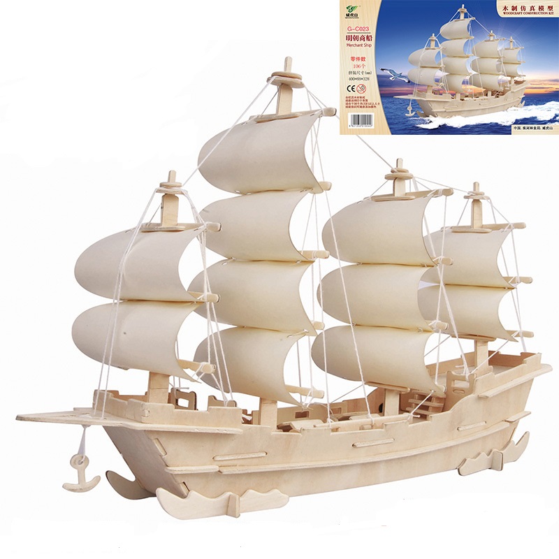 

3D Деревянный конструктор SEA-LAND Модель Корабль