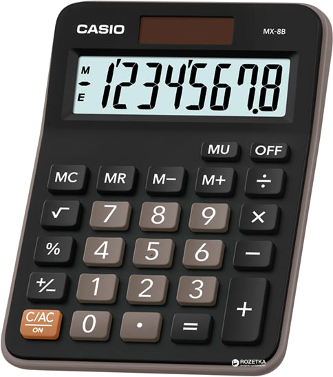 

Калькулятор Casio 8 разрядный 105х147 (4549267700514)