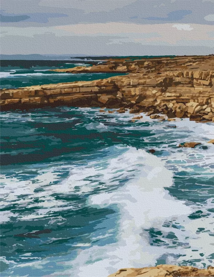 

Картина по номерам ArtCraft "Побережье Пафос. Кипр" 40x50 см (10531-AC)