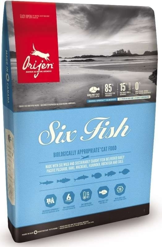 

Сухой корм для кошек Orijen Six Fish Cat 0.34 кг (1022257371)