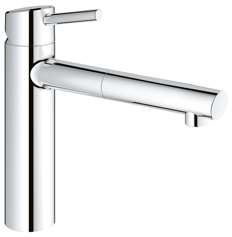 

Смеситель для кухни Grohe Concetto с выдвижной лейкой Хром (31129001)