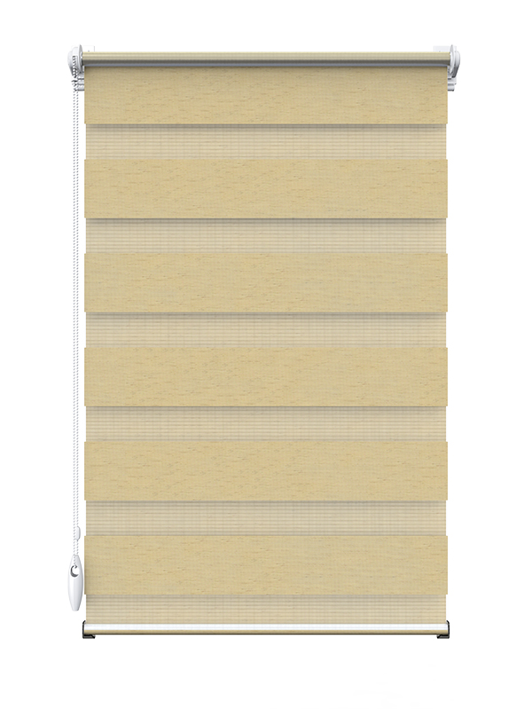 

Ролета тканевая Мини день-ночь Goa402 1,00м х 1,55м Светло-бежевый / Белый ( 566235926637 )