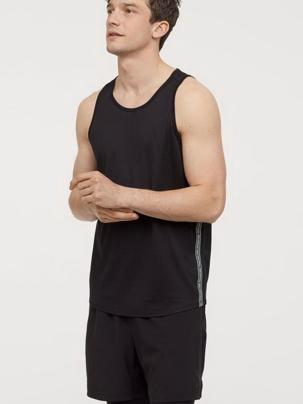 

Майка H&M Sport 0387348-9 L Черная