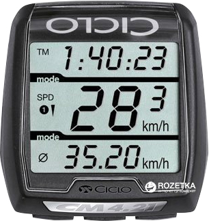 

Велокомпьютер CicloSport CM 4.21HR беспроводной (Cm10104410)